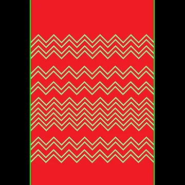 Artwork thumbnail, Chevrons Red by Elizabeth Austin-Craig
