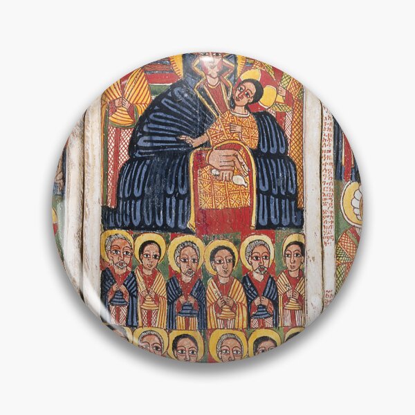 Item preview, Virgin and Child with saints designed and sold by CarolusMarcus | Medieval Sacred Art.