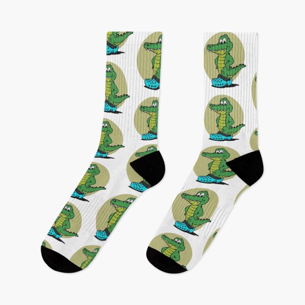 Item preview, CROCODILE WEARING CROCS designed and sold by DomGDesign.