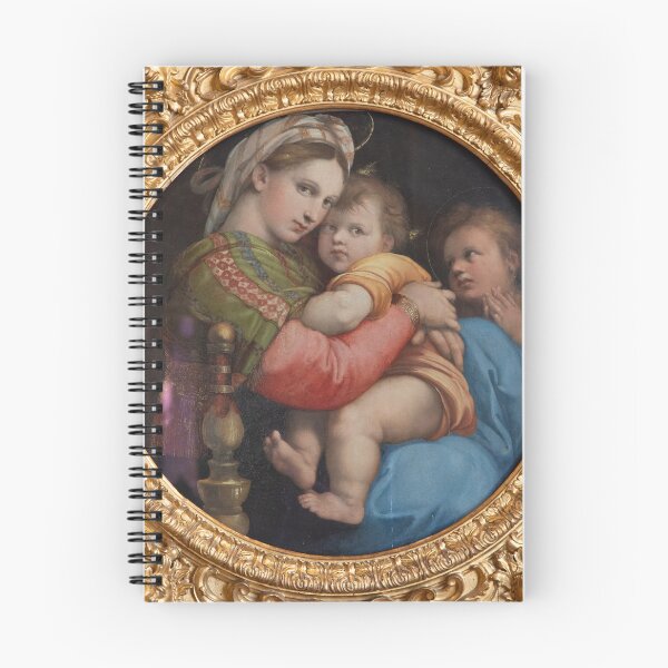 Item preview, The Madonna of the Chair, named Madonna della Seggiola, by Raffaello Sanzio, named Raphael, executed c. 1513 designed and sold by Paolo Modena Photography    -   Fine Italian Art.