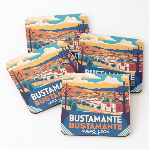 Item preview, Bustamente Nuevo Leon Mexico Magic Town Vintage Travel Tourism designed and sold by TravelersGems.