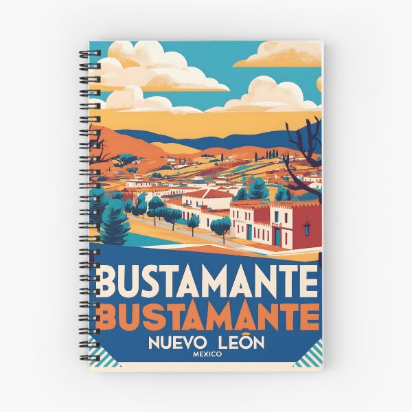 Item preview, Bustamente Nuevo Leon Mexico Magic Town Vintage Travel Tourism designed and sold by TravelersGems.