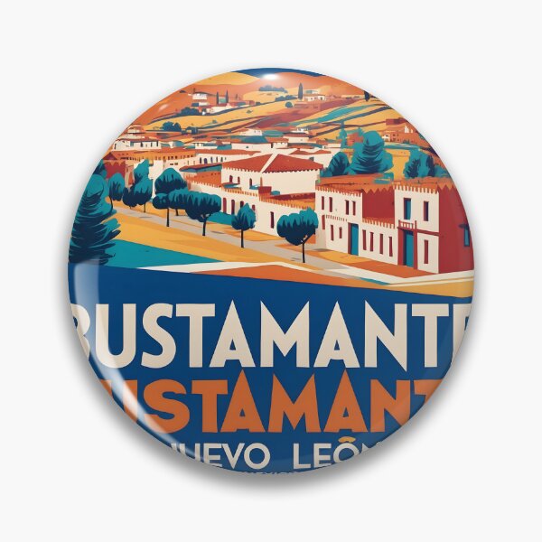 Item preview, Bustamente Nuevo Leon Mexico Magic Town Vintage Travel Tourism designed and sold by TravelersGems.