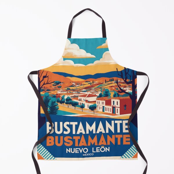 Item preview, Bustamente Nuevo Leon Mexico Magic Town Vintage Travel Tourism designed and sold by TravelersGems.
