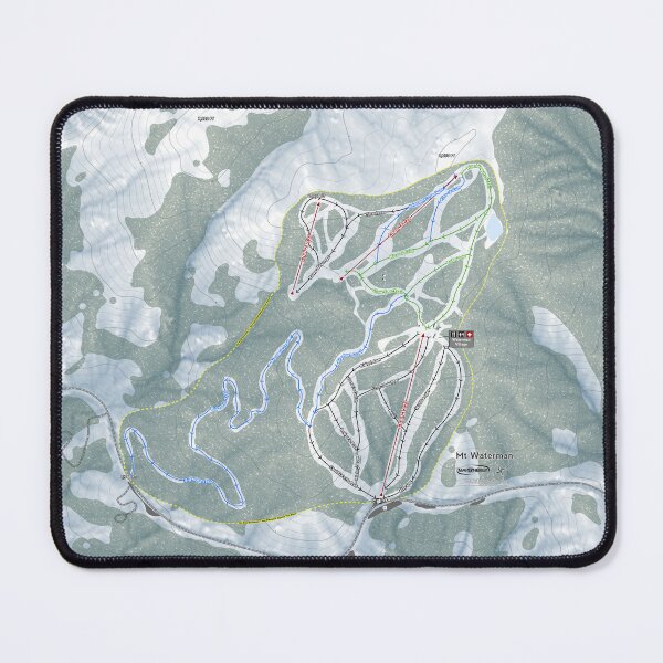Item preview, Mt Waterman Resort Trail Map designed and sold by Mapsynergy.
