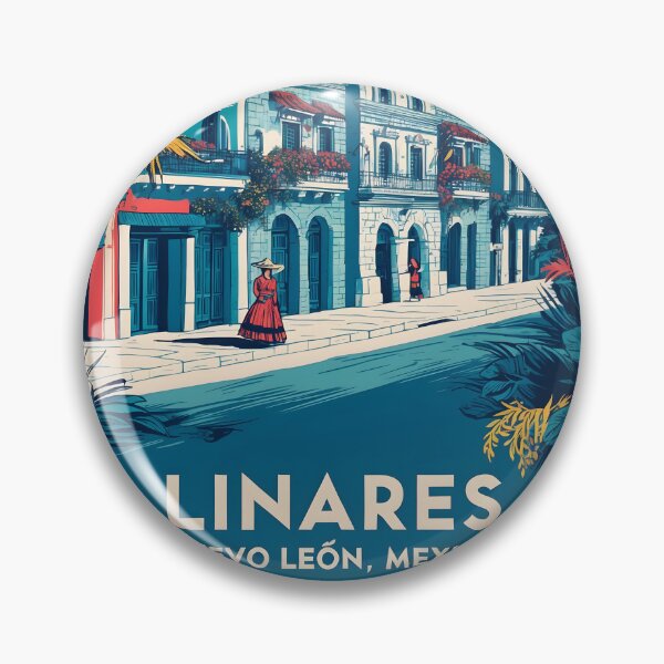 Item preview, Linares Nuevo Leon Mexico Magic Town Vintage Travel Tourism designed and sold by TravelersGems.