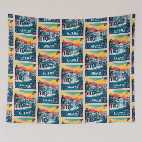 Item preview, Linares Nuevo Leon Mexico Magic Town Vintage Travel Tourism designed and sold by TravelersGems.