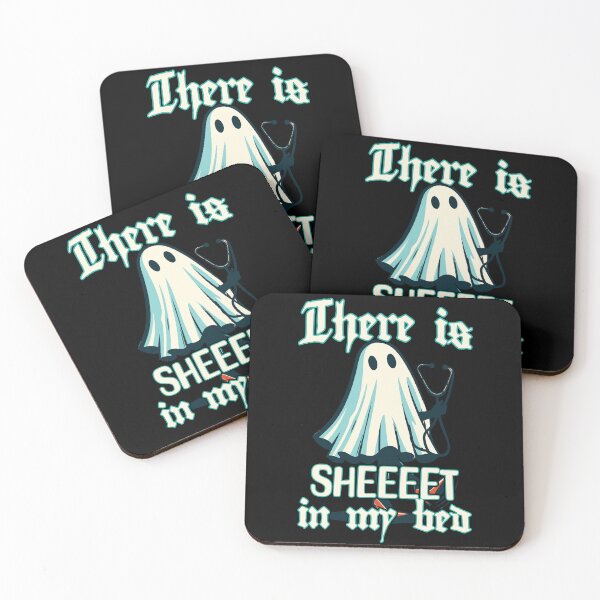Item preview, Funny Ghosts Saying In My Bed Halloween designed and sold by LuminOrb.