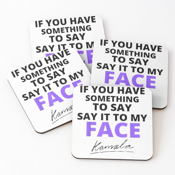 Item preview, Kamala Harris Funny Political Graphic Tee Say It To My Face designed and sold by RedeRx.