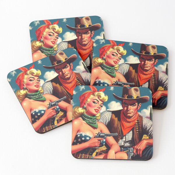 Item preview, Wild West Girl designed and sold by PulpVintage.