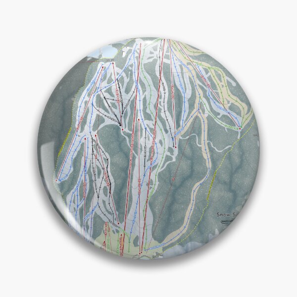 Artikelvorschau, Snow Summit Resort Trail Karte entworfen und verkauft von Mapsynergy.