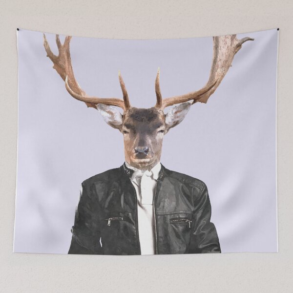 Item preview, Fashionable Deer Illustration designed and sold by Alemi.