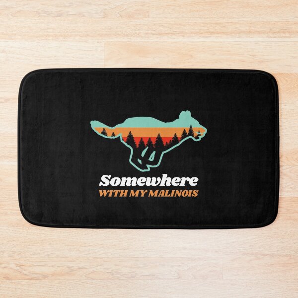 Item preview, Somewhere With My Malinois Vintage Hiking Camping Gift designed and sold by Guarddogdrive.