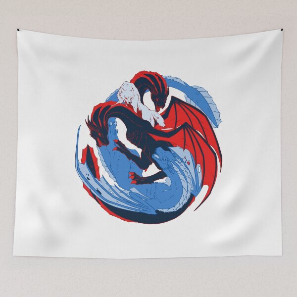 Item preview, The Dragon and the Wolf designed and sold by tweedler92.