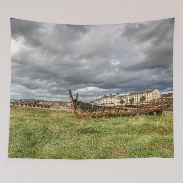 Item preview, Barnstaple Shipwreck On The Banks Of The River Taw, Devon designed and sold by Paul Thompson Photography.