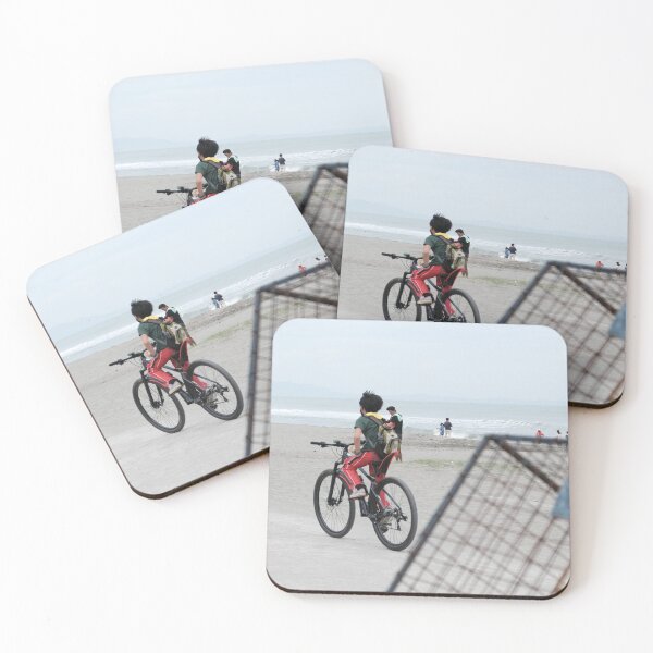Item preview, Enjoying a Bike Ride on the Beach designed and sold by photographerst.