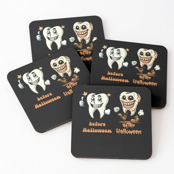 Item preview, Teeth Before Halloween Funny Saying Design designed and sold by LuminOrb.