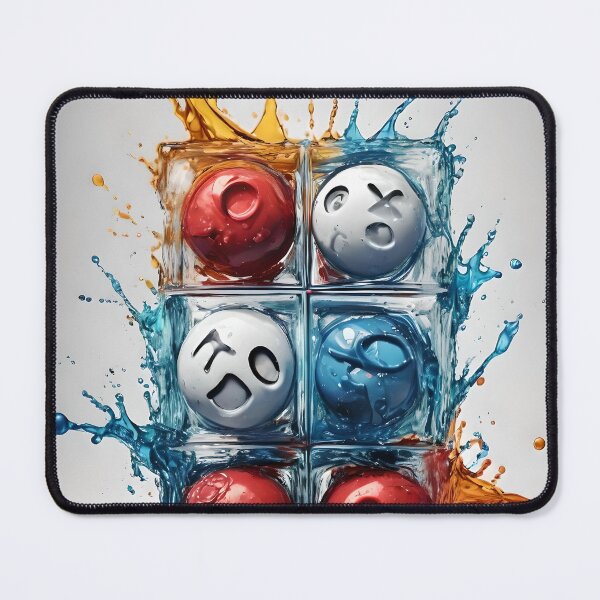 Item preview, Wall Art Deco Noughts and Crosses Splashed Paint image. Tic Tac Toe Wall Art Print Download. designed and sold by HardToFindMerchandise.