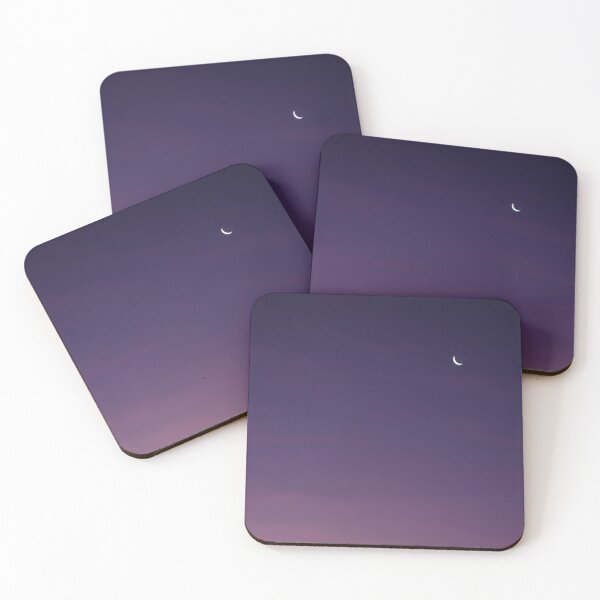 Item preview, Stunning Purple Sunrise with the Moon designed and sold by photographerst.
