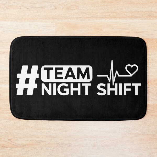 Item preview, Team Night Shift Healthcare Worker Doctor Nurse designed and sold by Quirky Shirts.