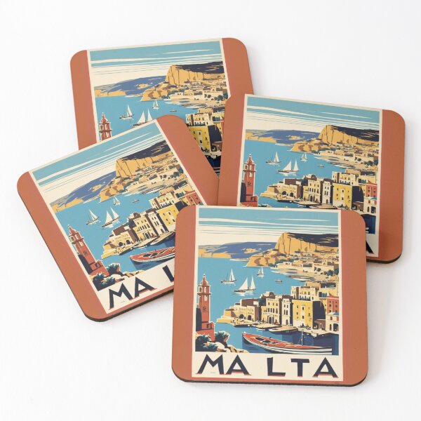 Item preview, Malta Travel Poster designed and sold by CaliforniaDi.