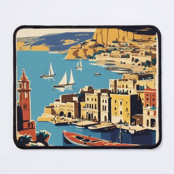 Item preview, Malta Travel Poster designed and sold by CaliforniaDi.