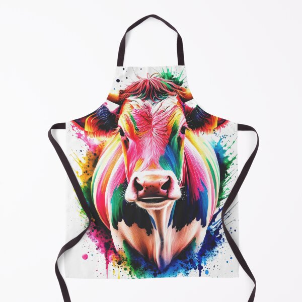 Item preview, Colorful cow. designed and sold by MyHappyArtShop.