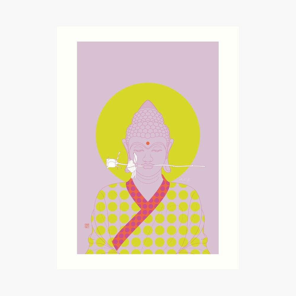 Buddha : Make Love! (PopArtVersion) Art Print