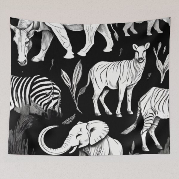 Item preview, IMAGES OF ANIMALS IN A SEAMLESS PATTERN designed and sold by optimusprime39.