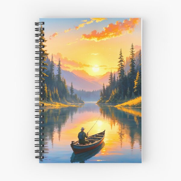 Item preview, Fishing on Calm and Serene Lake 1 designed and sold by Yontartov.