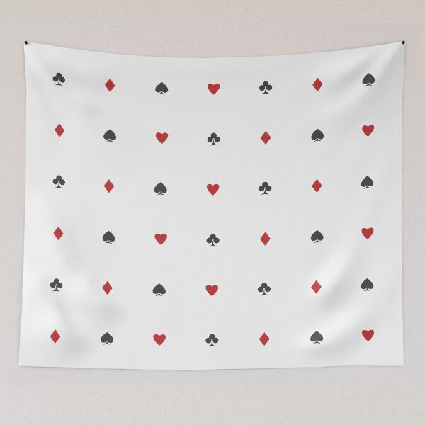 Item preview, casino poker playing card suits. hearts, spades, diamonds, clubs designed and sold by metrue.