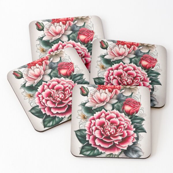 Item preview, Carnations designed and sold by MatrixTattoo.
