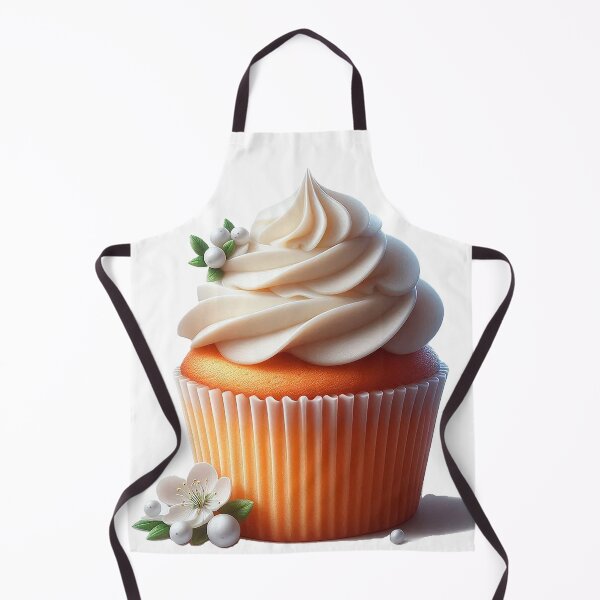 Item preview, Vanilla cupcake with cream designed and sold by LiluEremenko.