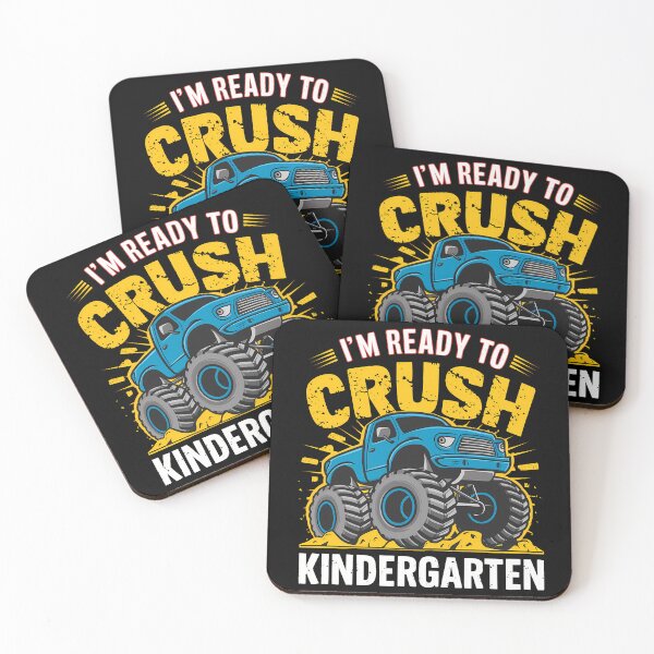 Item preview, I'm Ready to Crush Kindergarten Monster Truck Design designed and sold by CALIMASHIRTS.