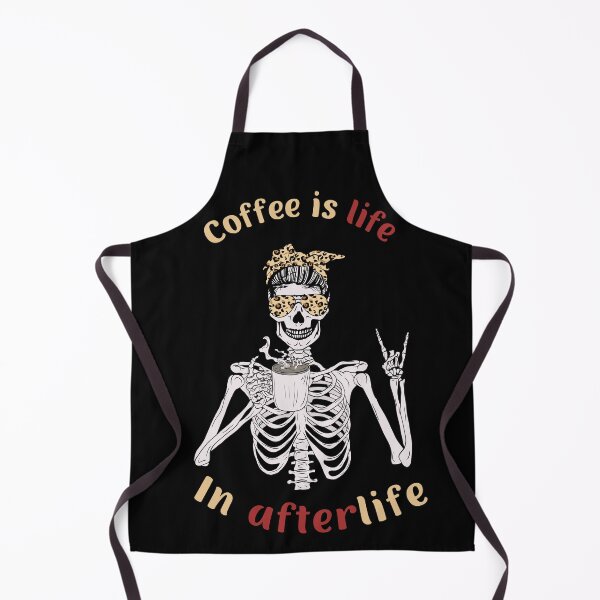 Item preview, Skeleton with coffee designed and sold by DecoVibe.