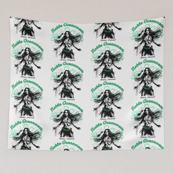 Item preview, Noble Hula Girl Graphic designed and sold by Green Mango Apparel.