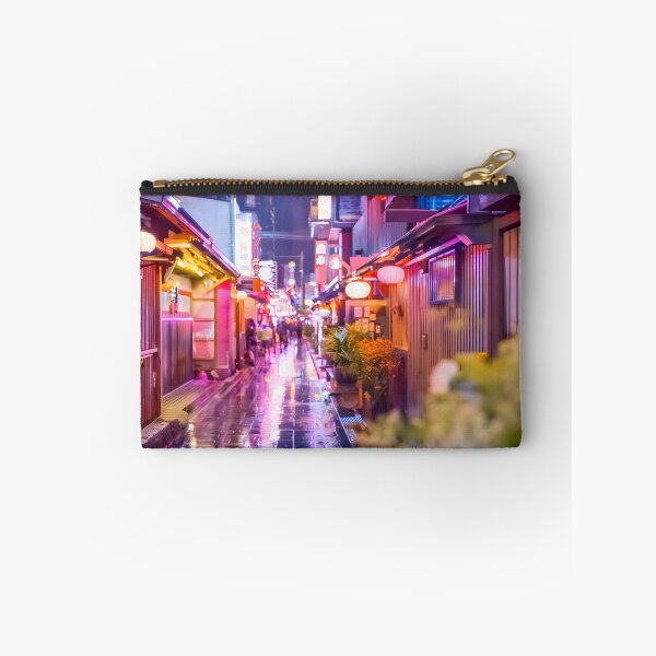 Item preview, Neon reflections Japan streetscape ambience designed and sold by analogsandpixel.