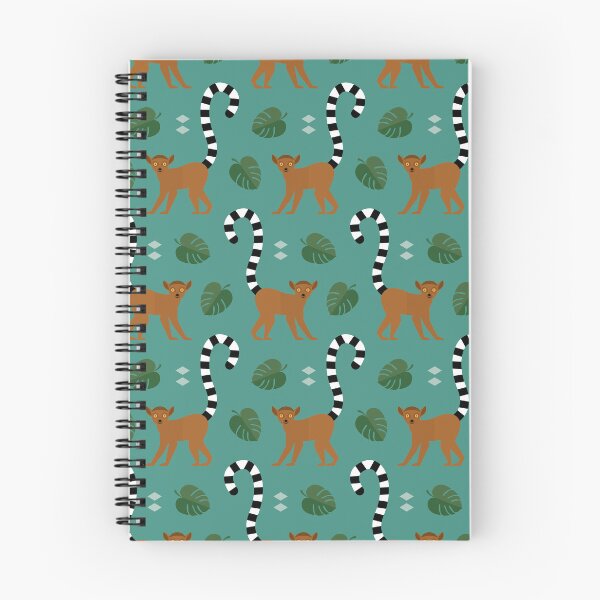 Item preview, Ringtailed lemurs on blue designed and sold by reneesillus.