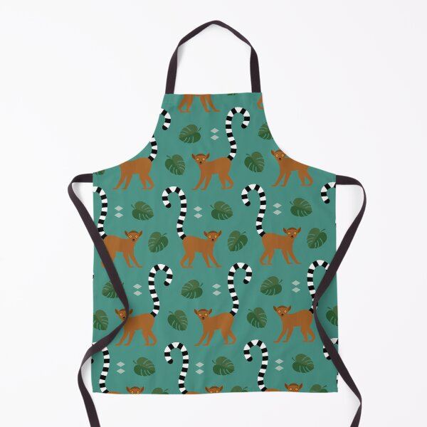 Item preview, Ringtailed lemurs on blue designed and sold by reneesillus.