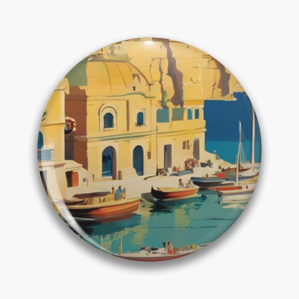 Item preview, Malta Travel Poster designed and sold by CaliforniaDi.