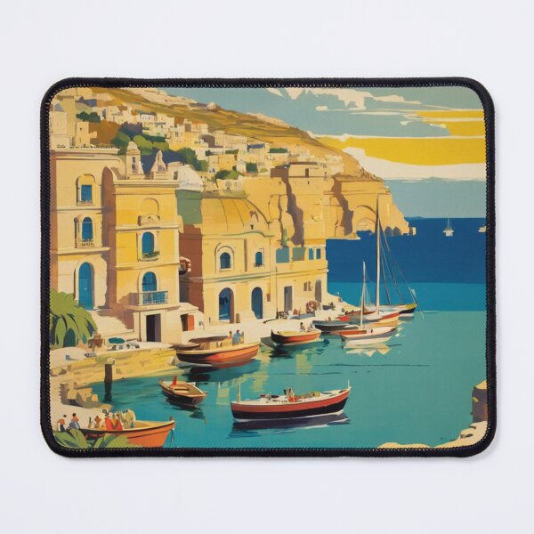 Item preview, Malta Travel Poster designed and sold by CaliforniaDi.
