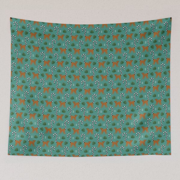 Item preview, Ringtailed lemurs on blue designed and sold by reneesillus.