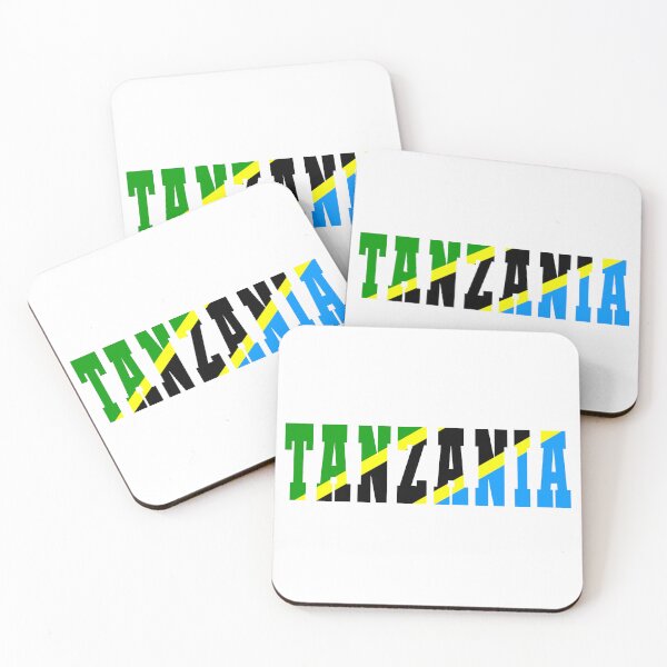 Item preview, Tanzania Country Flag Typography designed and sold by TravelWish.