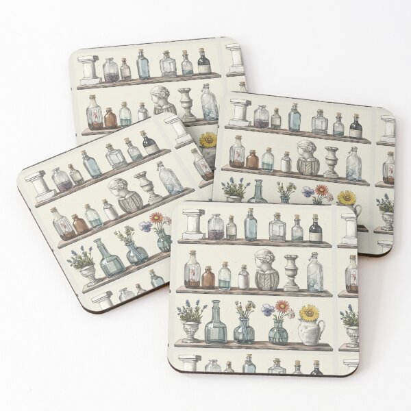 Item preview, VINTAGE VIALS Light Academia designed and sold by Frenchifique.