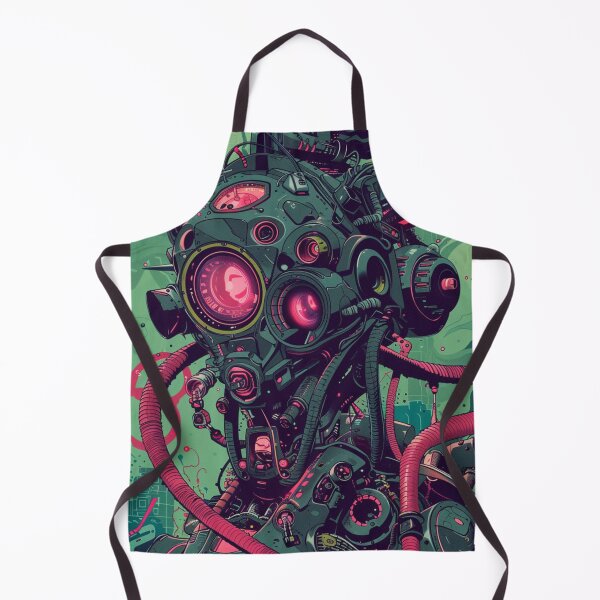 Item preview, Retro Futuristic Robot Cyberpunk 80s Anime designed and sold by Nightarcade.
