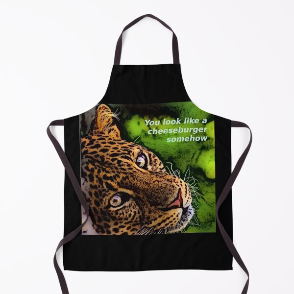 Item preview, leopard wants cheeseburger designed and sold by JustStraight.
