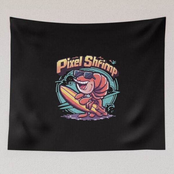 Item preview, Pixel Shrimp designed and sold by Gentle40Winks.