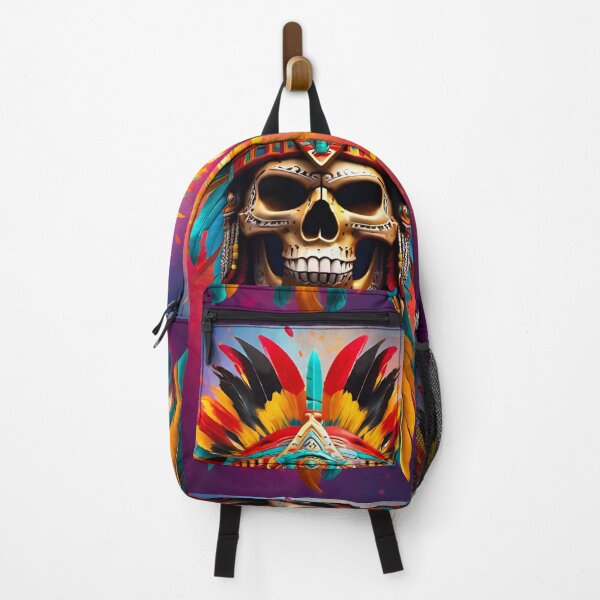 Item preview, Aztec Skull designed and sold by MatrixTattoo.