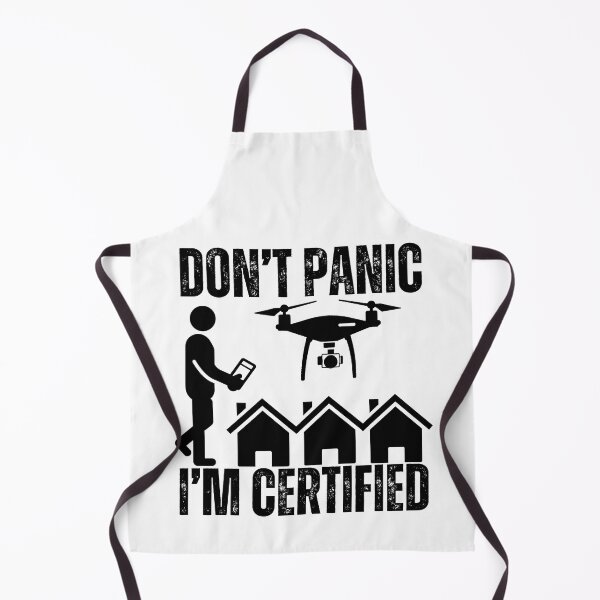 Item preview, Don't Panic I'm Certified Drone Pilot T-Shirt designed and sold by leeron111.