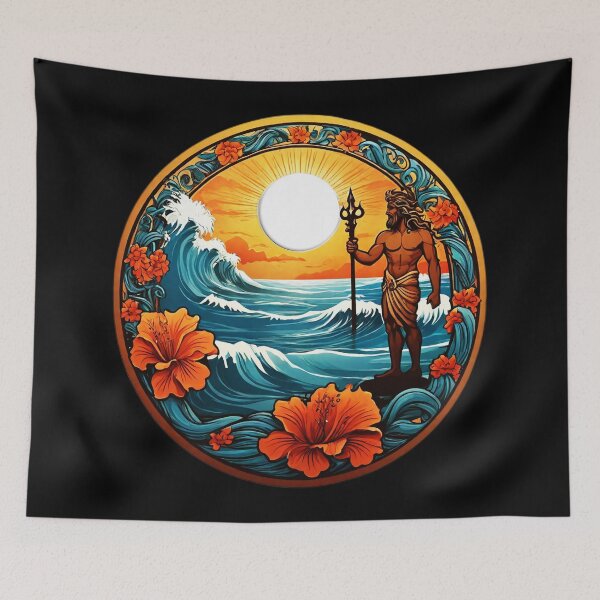 Item preview, Poseidon by the Ocean and Hawaii Orchids designed and sold by NautiChic.